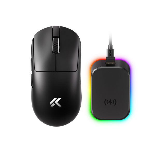 MCHOSE A7 V2 Ultra + Wireless Lightweight Gaming Mouse Black