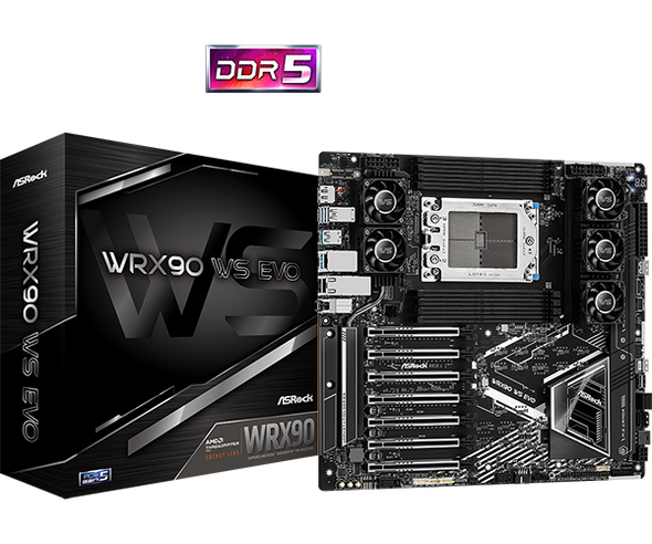 Buy the ASRock WRX90 WS EVO DDR5 AMD E-ATX Workstation Motherboard ( WRX90 WS EVO ). Shop online at Extremepc.co.nz