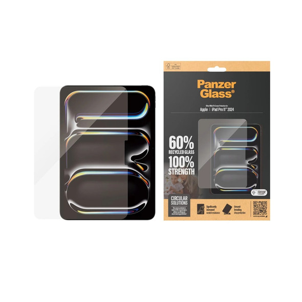 PanzerGlass UltraWide Fit Screen Protector for iPad Pro 11" M5/M4