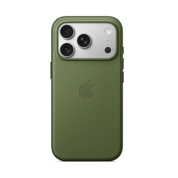 Buy the Apple iPhone 17 Pro TechWoven Case with MagSafe Green MGF74FE/A ( MGF74FE/A ). Shop online at Extremepc.co.nz