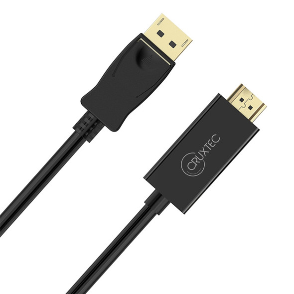 Buy the Cruxtec 4K/30hz DisplayPort to HDMI Cable 3m ( DH4K30H-03-BK ). Shop online at Extremepc.co.nz