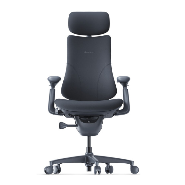 LiberNovo S1 Omni Smart Dynamic Ergonomic Chair Midnight Black Seat Depth 48cm