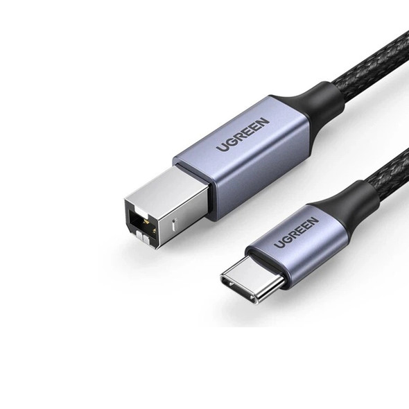 Buy the UGREEN US370 USB-C to USB-B 2.0 Braided Printer Cable 2M ( US370 2m ). Shop online at Extremepc.co.nz