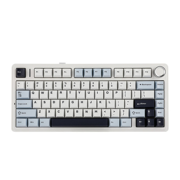 AULA F75 Hot-Swappable RGB Wireless Mechanical Keyboard - Light Blue, LEOBOG Reape Switch, 80 Keys