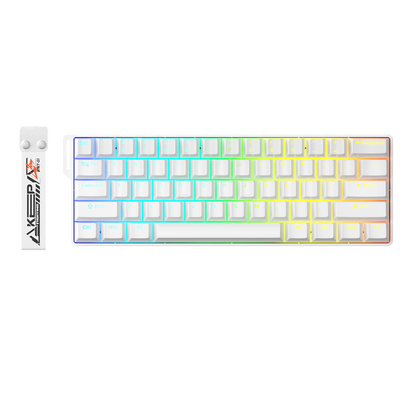 Buy the DAREU EK60 HE RGB Wired Gaming Keyboard - White, Fire Magnetic Switches, 61 keys EK60 HE White ( EK60 HE White ). Shop online at Extremepc.co.nz