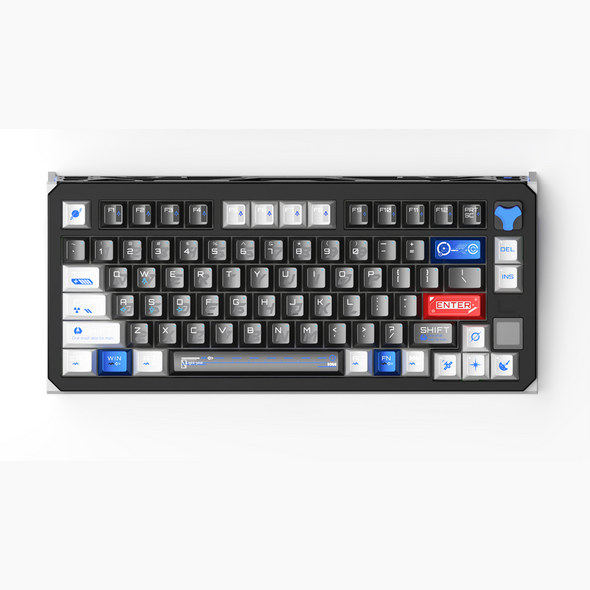 DAREU Ultra 75 RGB Hot-Swappable Wireless Gaming Keyboard - Black, Luban Hi-Fi Magnetic Switches, 79 keys Ultra 75 Black