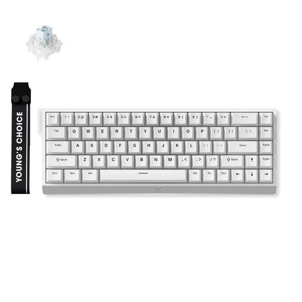 Buy the MCHOSE Ace 68 RGB Hot-Swappable Wired Gaming Keyboard - White, Ice Blue Magnetic Switch, 68 keys HW-Ace68-15 ( HW-Ace68-15 ). Shop online at Extremepc.co.nz