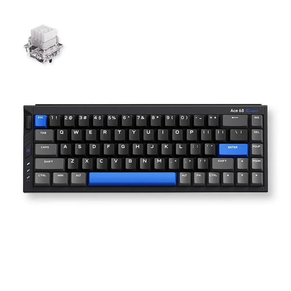 MCHOSE Ace 68 Turbo RGB Hot-Swappable Wired Gaming Keyboard - Cyber Black, Mount Tai Magnetic Switches GT, 68 keys HW-Ace68Turbo-5