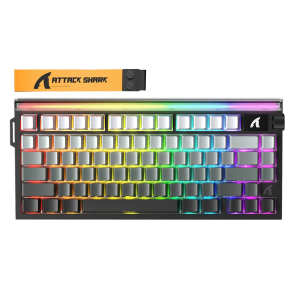 Buy the Attack Shark R85 HE Rapid Trigger RGB Wired Gaming Keyboard - Moonlight, Magnetic Switch, 79 keys ( R85 HE Moonlight ). Shop online at Extremepc.co.nz