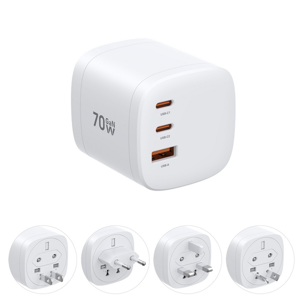 Buy the Choetech PD1008A Dual USB-C & USB-A Travel Charger White ( PD1008A ). Shop online at Extremepc.co.nz