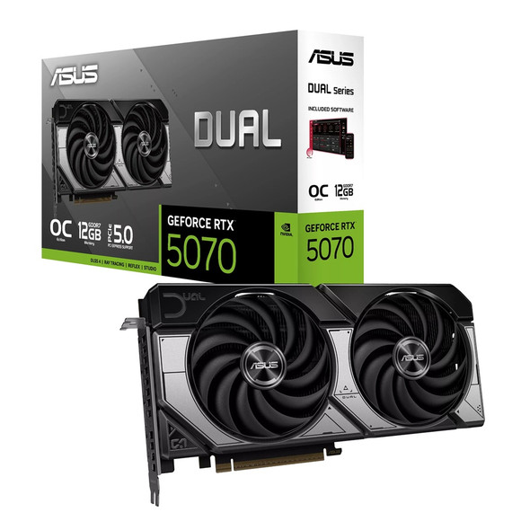 Buy the ASUS GeForce RTX 5070 Dual GDDR7 OC 12GB Graphics Card DUAL-RTX5070-O12G ( DUAL-RTX5070-O12G ). Shop online at Extremepc.co.nz