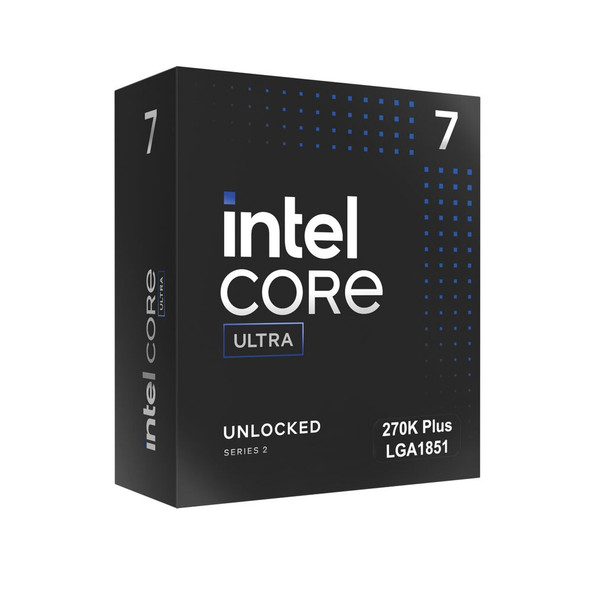 Intel Core Ultra 7 270K Plus 24 cores up to 5.5GHz LGA 1851 CPU Processor Without Cooler BX80768270K