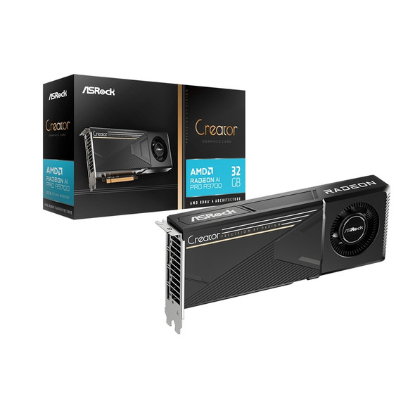 Buy the ASRock Radeon AI PRO R9700 Creator 32GB Professional Graphics Card ( R9700 CT 32G ). Shop online at Extremepc.co.nz