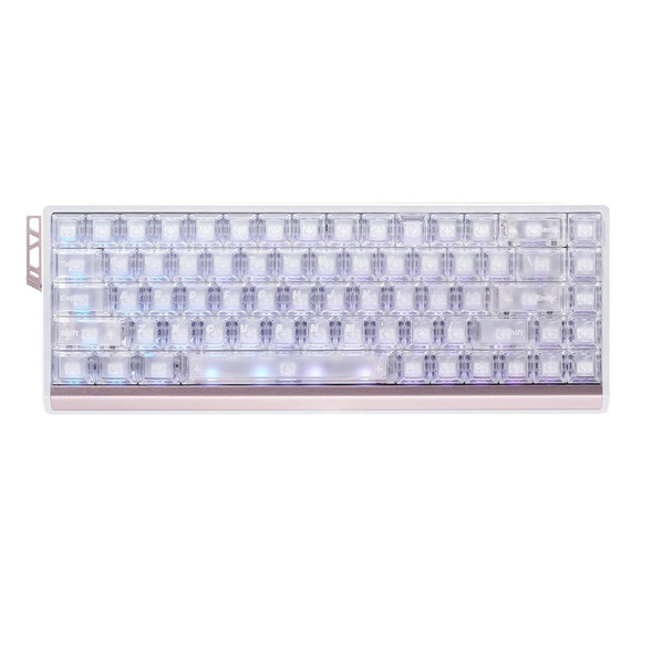 ATK 68 RX RGB Hot-Swappable Wired Mechanical Gaming Keyboard - White, Wolf Switch, 68 keys