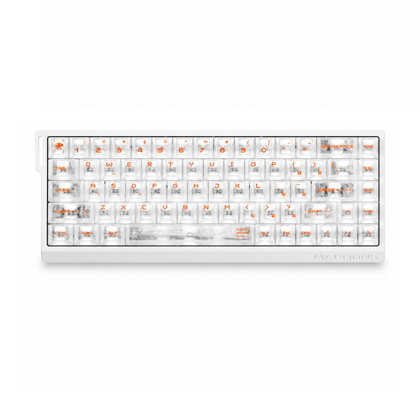 Buy the FGG MAD 68 V2 Dual RGB Hot-Swappable Wired Magnetic Mechanical Gaming Keyboard - White, Snow Shine Switch, 68 keys ( MAD 68 V2 Dual S White ). Shop online at Extremepc.co.nz