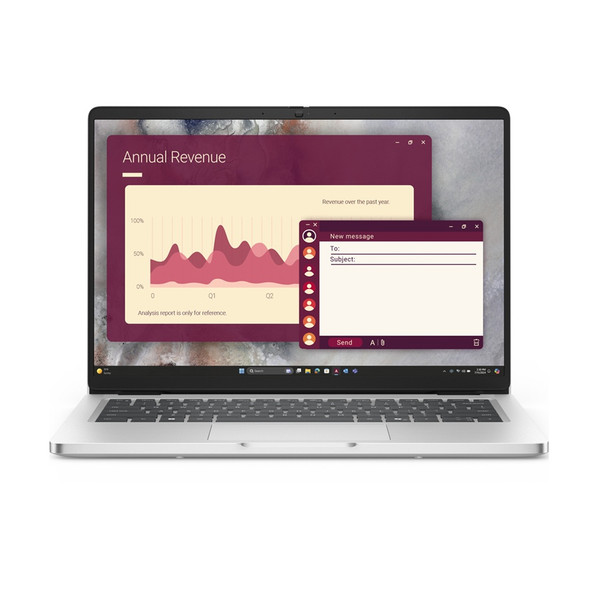 Dell Pro 14 PC14250 14" WUXGA U5-235U 16GB 512GB SSD Win11Pro Business Laptop Silver 3FKN9