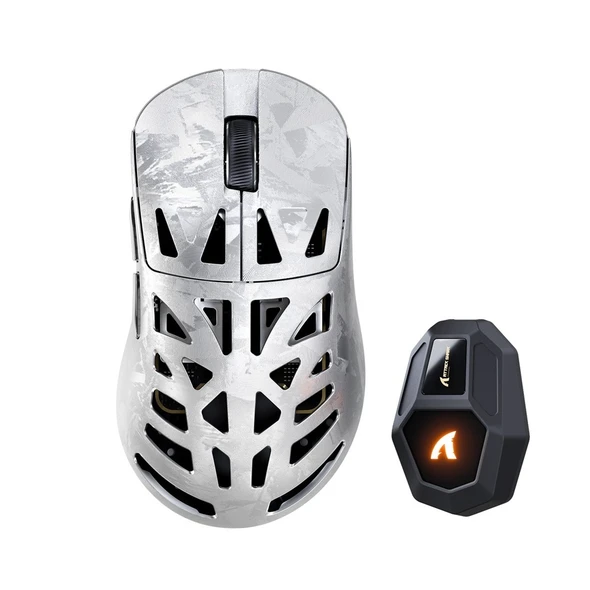 Attack Shark RS6 ULTRA Carbon Fiber Wireless Gaming Mouse Silver
