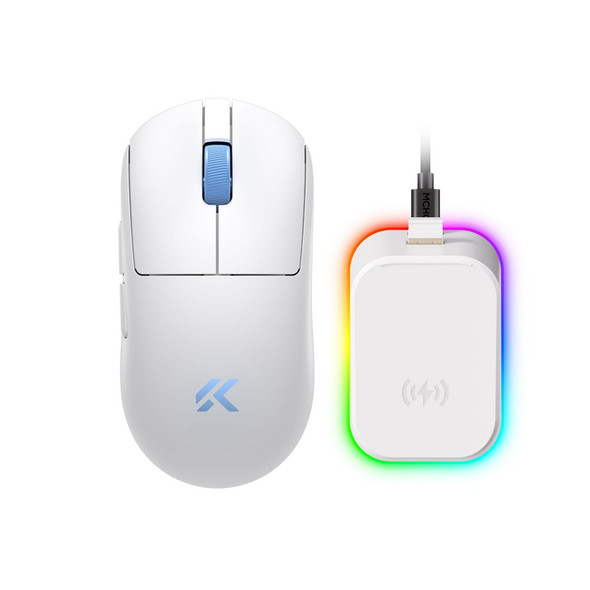 MCHOSE A7 V3 Ultra+ Lightweight Wireless Gaming Mouse Sky White HW-A7V3-22