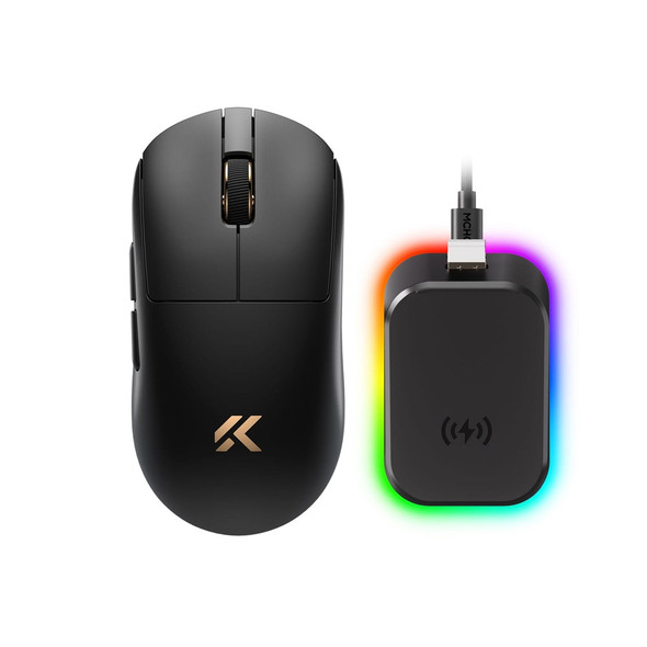 MCHOSE A7 V3 Ultra+ Lightweight Wireless Gaming Mouse Black Gold HW-A7V3-21