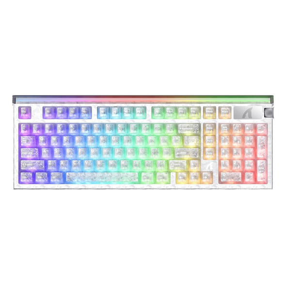Attack Shark R98 HE Carbon Fiber Rapid Trigger RGB Hot-Swappable Wired Gaming Keyboard - Ice Ninja, Magnetic Switch, 98 keys