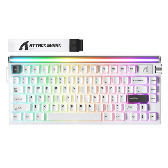 Buy the Attack Shark R85 HE Rapid Trigger RGB Wired Gaming Keyboard - White, Magnetic Switch, 79 keys ( R85 HE White ). Shop online at Extremepc.co.nz
