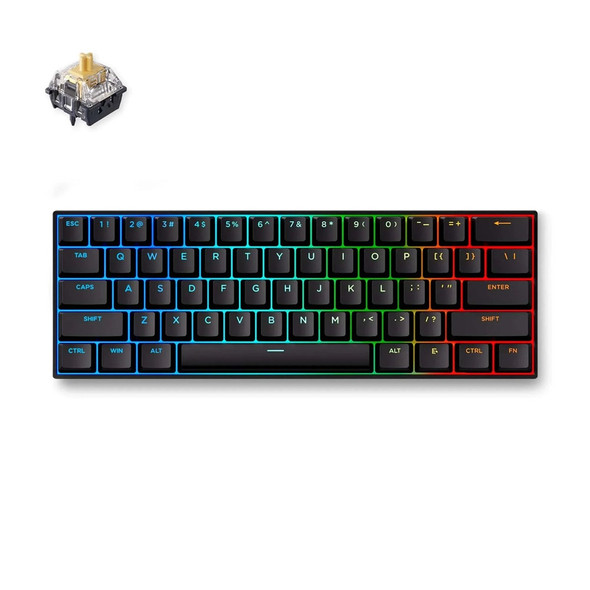 MCHOSE Ace 60 Pro RGB Hot-Swappable Wired Gaming Keyboard - Black, KTEK Magnetic Switch, 61 keys Ace60-4A