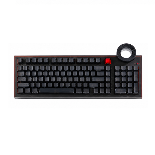 Angry Miao ATM 98 RGB Hot-Swappable Wired Gaming Keyboard - Night Ink, Bsun Light Sakura Silent Linear Switches, 98 keys