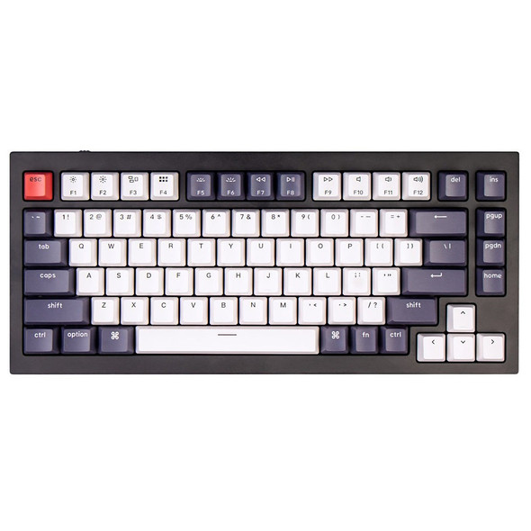 Buy the Keychron Q1 QMK Custom Wired Hot-Swappable Mechanical Keyboard - Blue, Carbon Black Q1-C2 ( Q1-C2 ). Shop online at Extremepc.co.nz