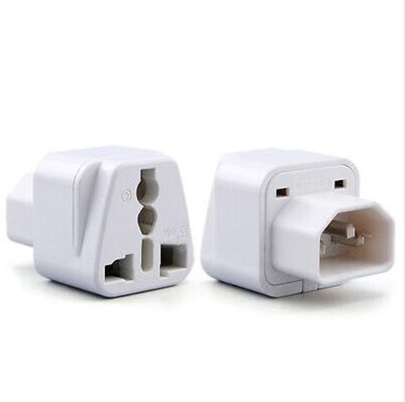 Universal socket UPS/ PDU IEC-C14 male 3 prongs electric plug adapter conversion power plug socket