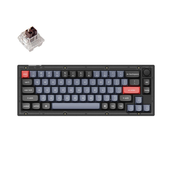 Keychron Q2 Pro Wireless Knob Mechanical Keyboard Banana BK
