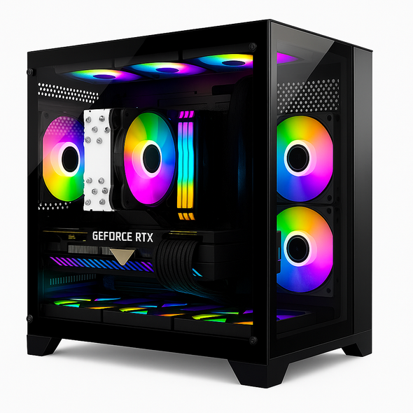 Buy the Sea ​​View Room Style Gaming PC - Ryzen 7 9700X | RTX 5070 | 32GB RAM | 1TB SSD | Win11 ( ). Shop online at Extremepc.co.nz