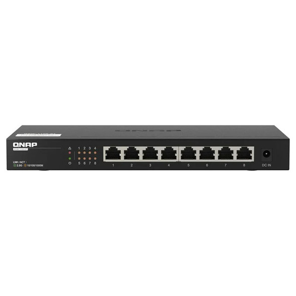 Buy the QNAP QSW-1108-8T 8-Port 2.5GbE Unmanaged Desktop Switch ( QSW-1108-8T ). Shop online at Extremepc.co.nz