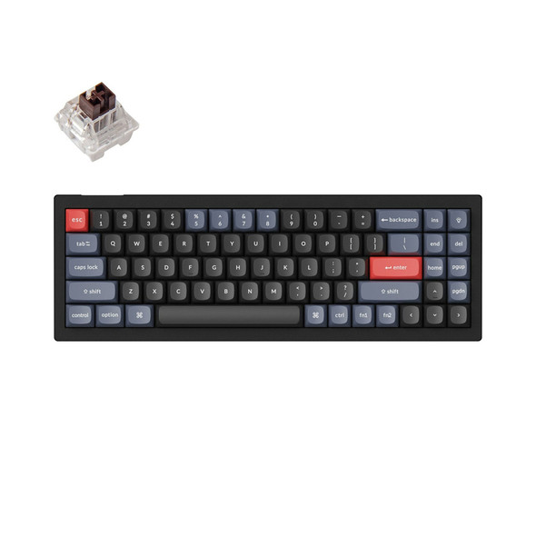 Keychron Q1 Pro Wireless Knob Mechanical Keyboard Brown BK