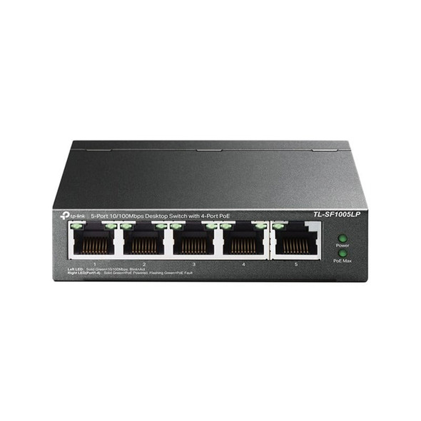 Buy the TP-Link TL-SF1005LP 5-Port 10/100Mbps Unmanaged Desktop Switch with 4-Port POE ( TL-SF1005LP ). Shop online at Extremepc.co.nz