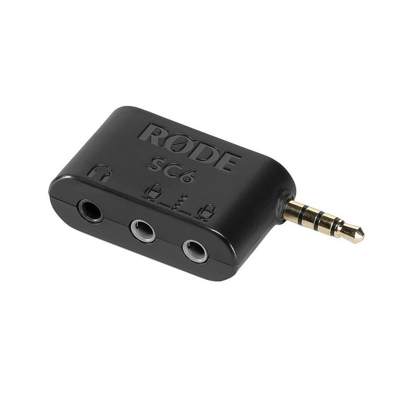 Buy the Rode SC6 Dual TRRS Adapter - For Smartphones RODSC6 ( RODSC6 ). Shop online at Extremepc.co.nz