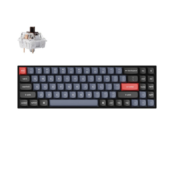 Keychron Q1 Version 2 Knob RGB Mechanical Keyboard Brown Red