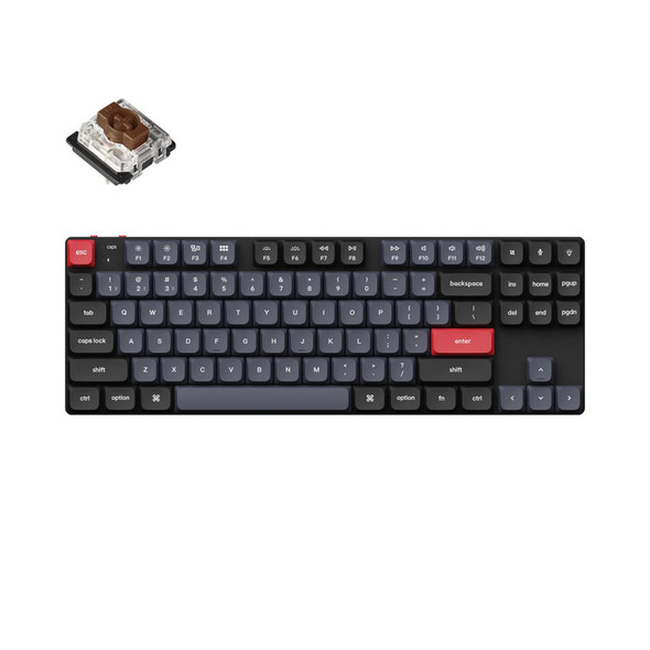 Keychron Q1 Version 2 Knob RGB Mechanical Keyboard Brown Red