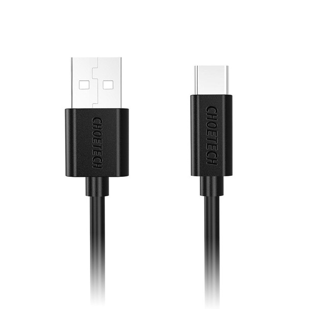 Buy the Choetech USB-A Male to USB-C Male Charging Cable 2m Black ( AC0003 ). Shop online at Extremepc.co.nz