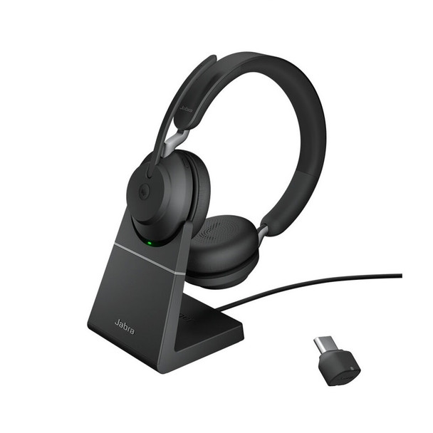 Buy the Jabra Evolve2 65 MS Stereo Bluetooth USB-C Headset with Charging Stand ( 26599-999-889 ). Shop online at Extremepc.co.nz