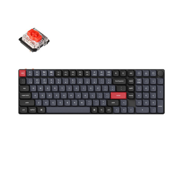 Buy the Keychron K17 Pro Hot Swappable Wireless RGB Mechanical Keyboard - Red ( K17P-H1 ). Shop online at Extremepc.co.nz