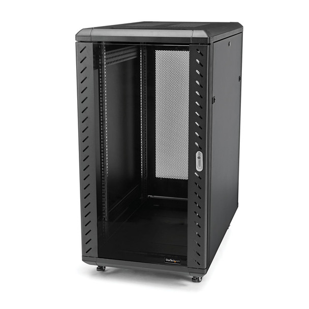 Buy the StarTech 22U 19" Server Rack Cabinet 4 Post 6-32" Depth Mobile with Casters ( RK2236BKF ). Shop online at Extremepc.co.nz