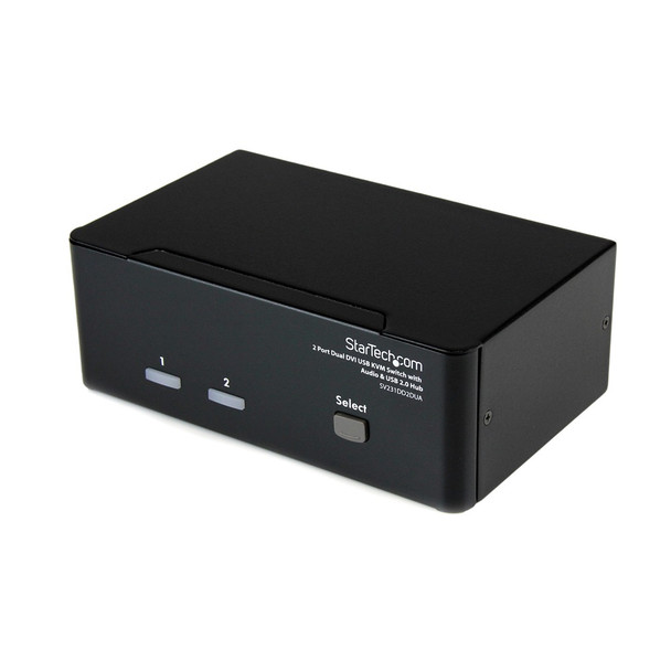 Buy the StarTech 2 Port Dual DVI USB KVM Switch with Audio & USB 2.0 Hub ( SV231DD2DUA ). Shop online at Extremepc.co.nz