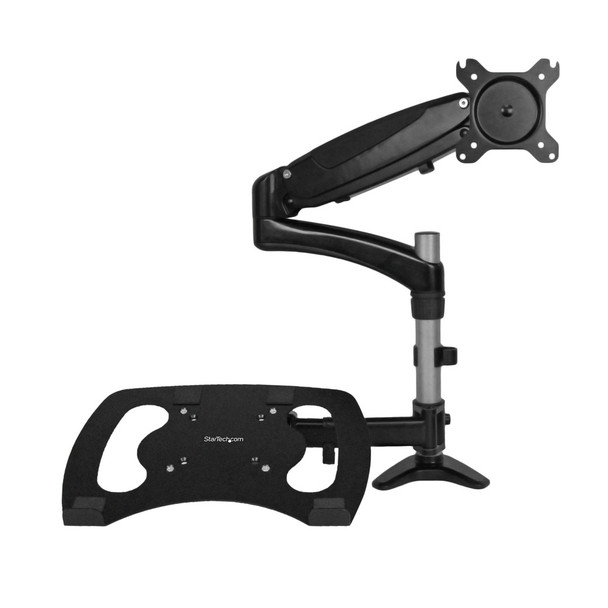 Buy the StarTech Single-Monitor Arm with Laptop Tray up to 27" ( ARMUNONB ). Shop online at Extremepc.co.nz