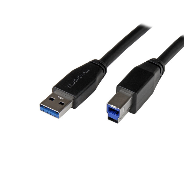 Buy the StarTech USB3SAB5M Active USB 3.0 USB-A to USB-B Cable 5m ( USB3SAB5M ). Shop online at Extremepc.co.nz