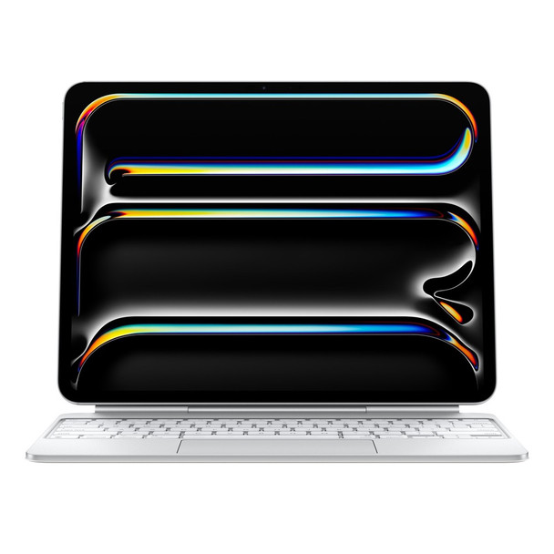 Buy the Apple Magic Keyboard for iPad Pro 13" ( M4 ) White ( MWR43ZA/A ). Shop online at Extremepc.co.nz