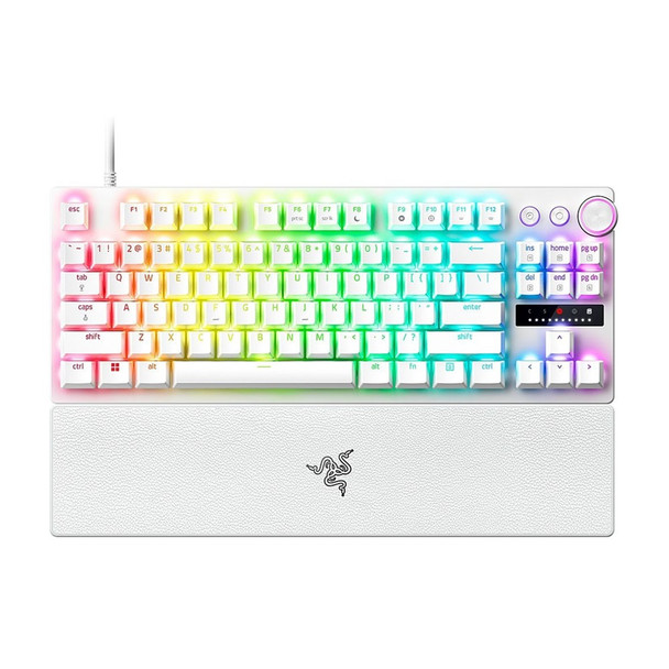 Buy the Razer Huntsman V3 Pro TKL Esports Analog Gaming Keyboard White ( RZ03-04981700-R3M1 ). Shop online at Extremepc.co.nz