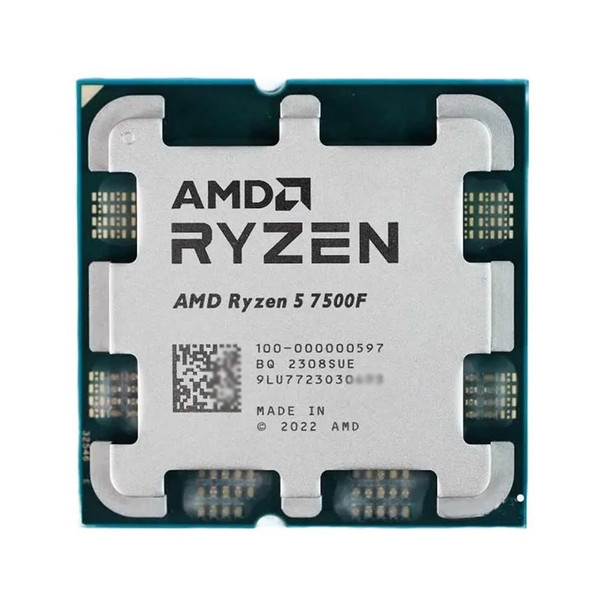 AMD Ryzen 5 7500F CPU 本体 美品 完成品PC限定で良コスパ！ 内蔵GPUなしの「Ryzen 5 7500F」って