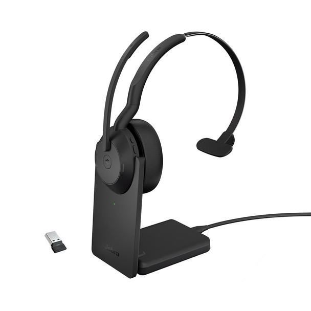Buy the Jabra Evolve2 55 MS Mono Bluetooth USB-A Headset with Charging Stand ( 25599-899-989 ). Shop online at Extremepc.co.nz