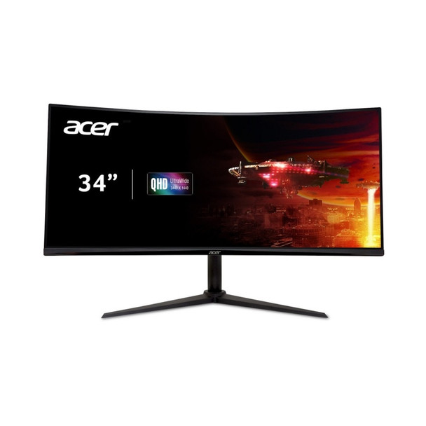 Buy the Acer Nitro XZ340CUH 34" WQHD 100Hz VA Curved Gaming Monitor ( UM.CX0SA.H01-RY0 ). Shop online at Extremepc.co.nz