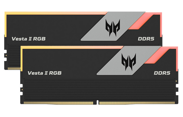 Buy the Predator Vesta II DDR5 6000MHz Desktop Memory 32GB (2 x 16GB) CL32 RGB Black - Intel XPM 3.0 Compliant AMD Expo Memory ( BL.9BWWR.378 ). Shop online at Extremepc.co.nz